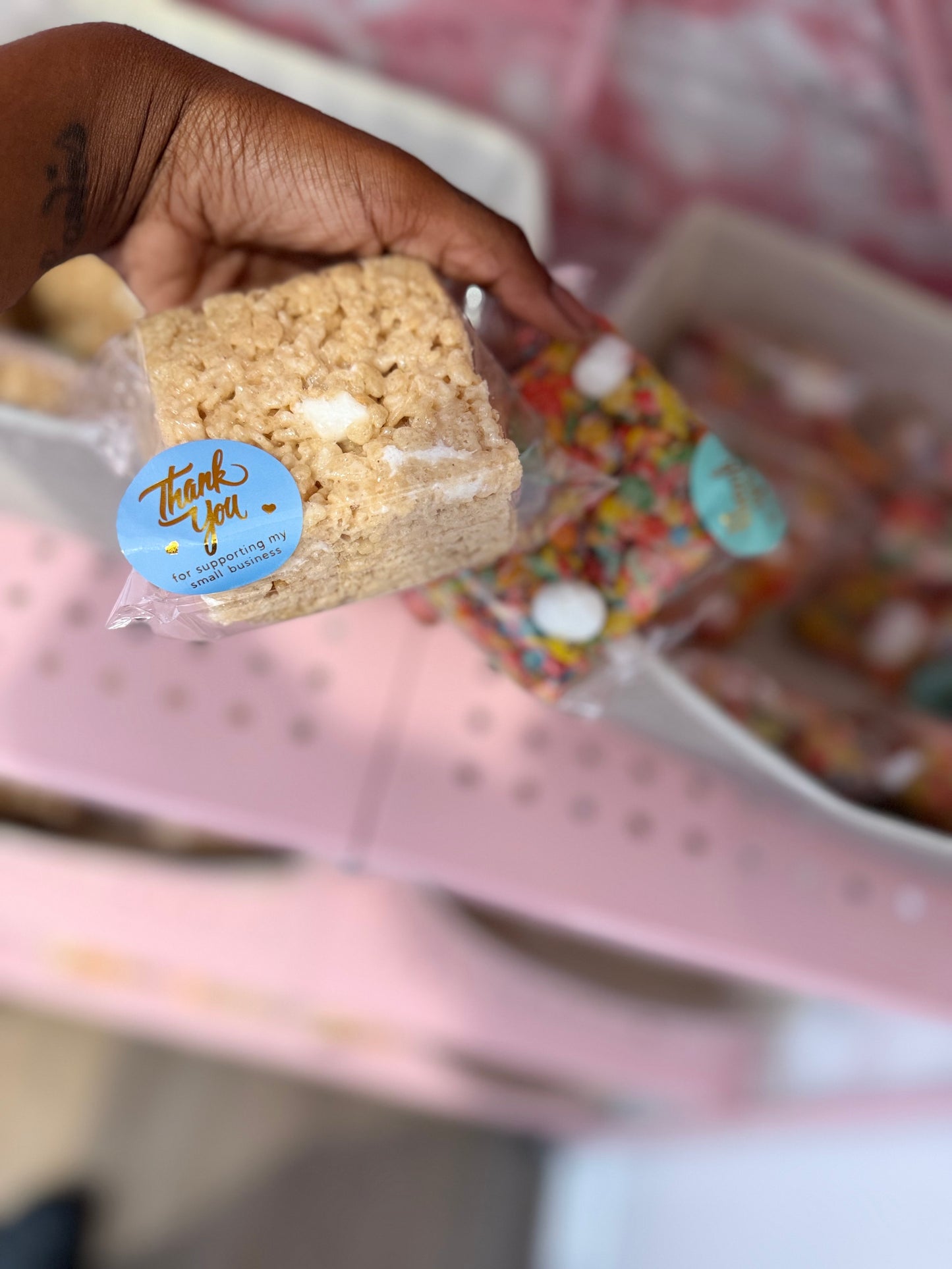 Fruity Krispie Square